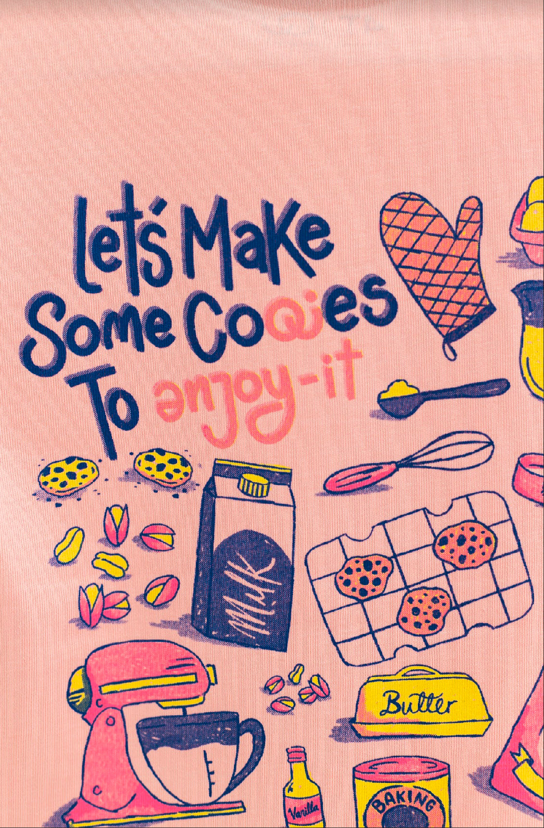 CAMISETA COLLAB OQUI X ENJOY IT. COLOR ROSA