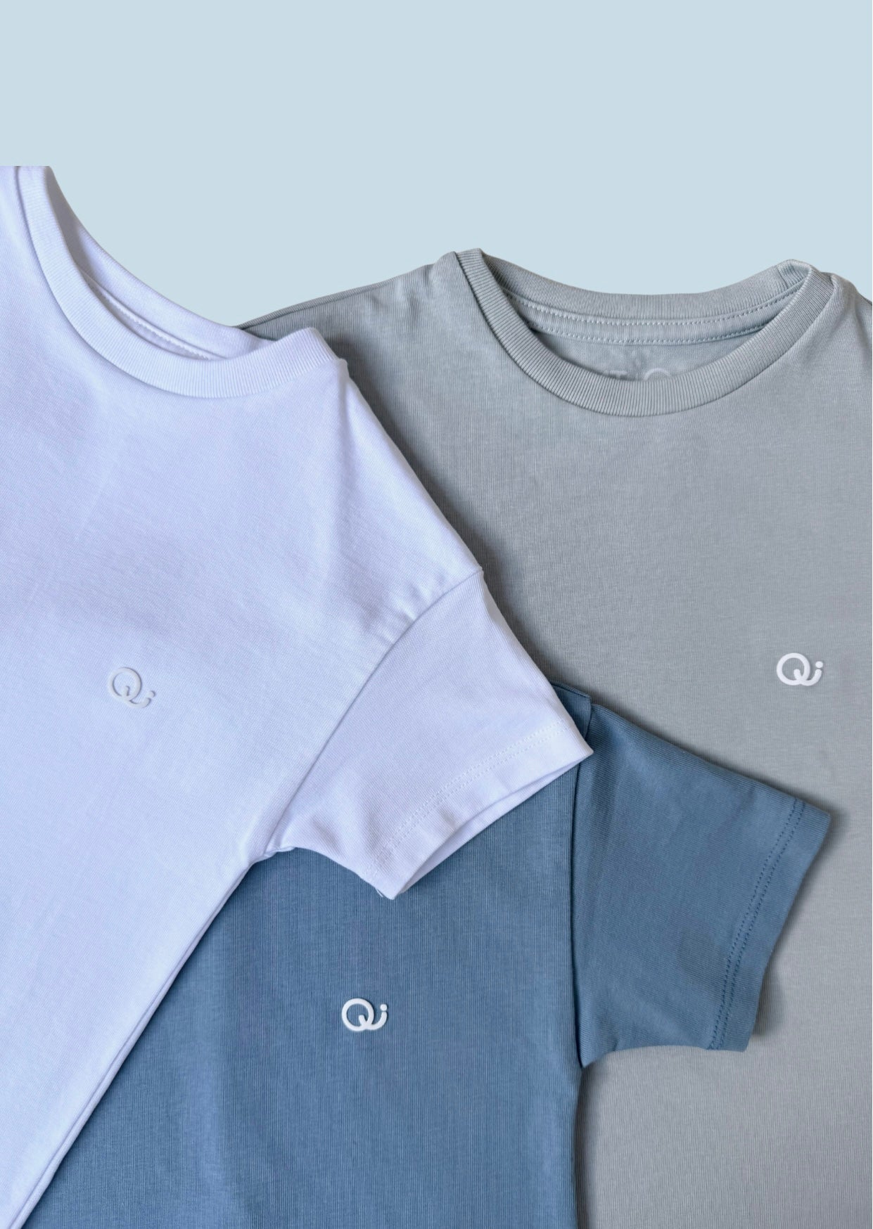 CAMISETA BÁSICA COLOR AZUL