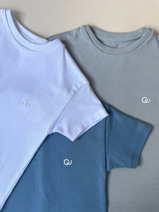 CAMISETA BÁSICA. COLOR BLANCO